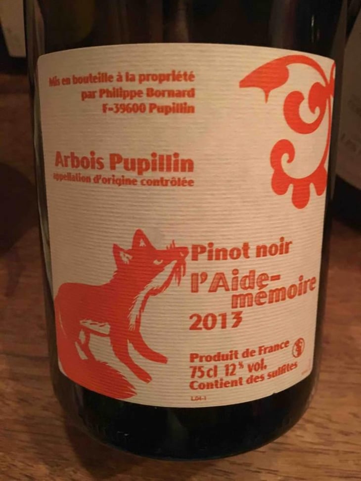 L'Aide-Mémoire - Domaine Bornard - Tony Bornard 