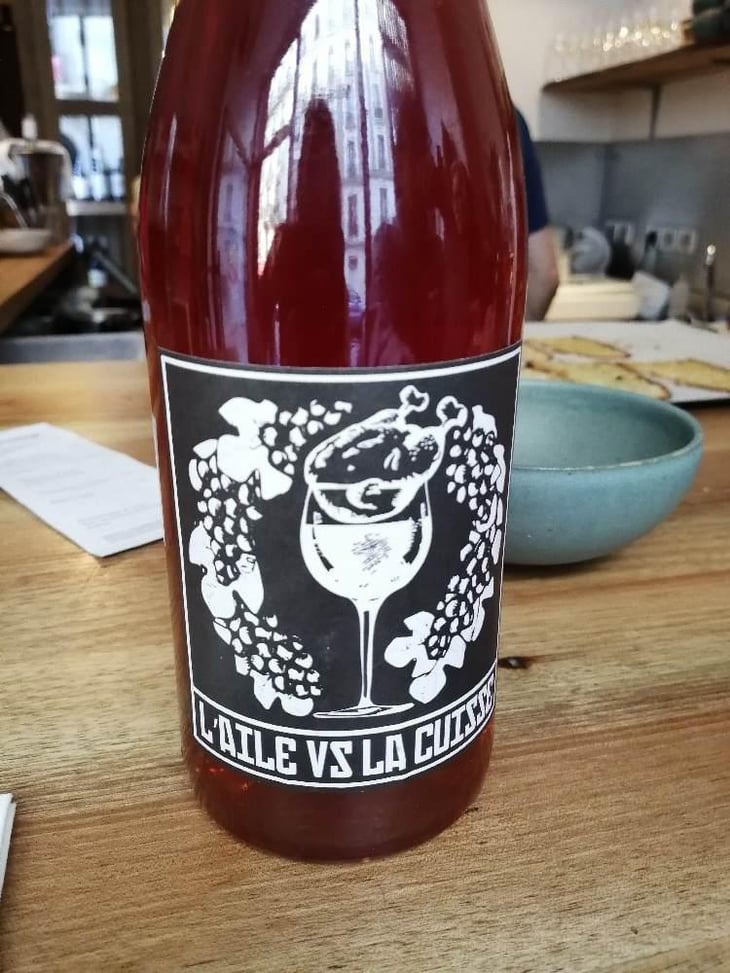 L'aile vs la cuisse, Cabernet Rosé - La Paonnerie - Marie Carroget 