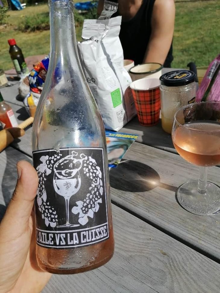 L'aile vs la cuisse, Cabernet Rosé - La Paonnerie - Marie Carroget 