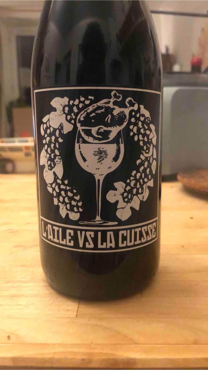 L'aile VS La Cuisse Gamay Rouge - La Paonnerie - Marie Carroget 