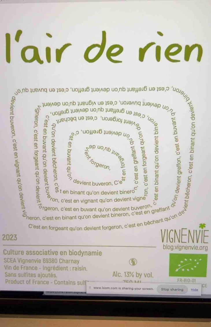 L'air de Rien - Vignenvie - Association Vignenvie 