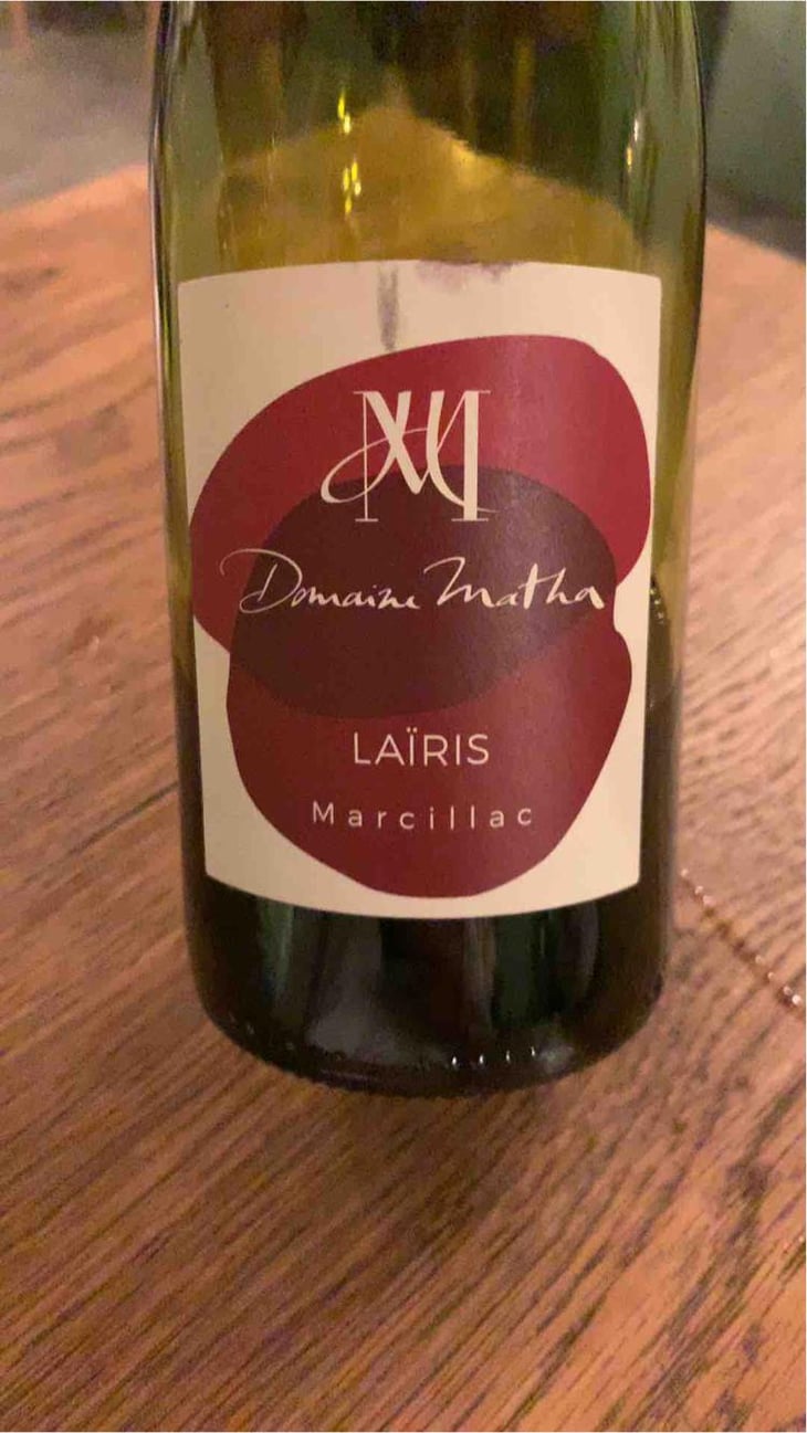 Laïris - Domaine Matha - Domaine Matha -2016