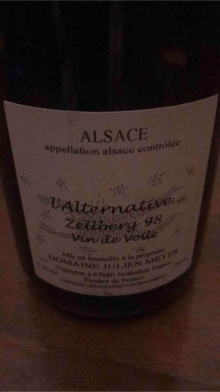 L’Alternative Zellberg - Domaine Julien Meyer - Patrick Meyer 