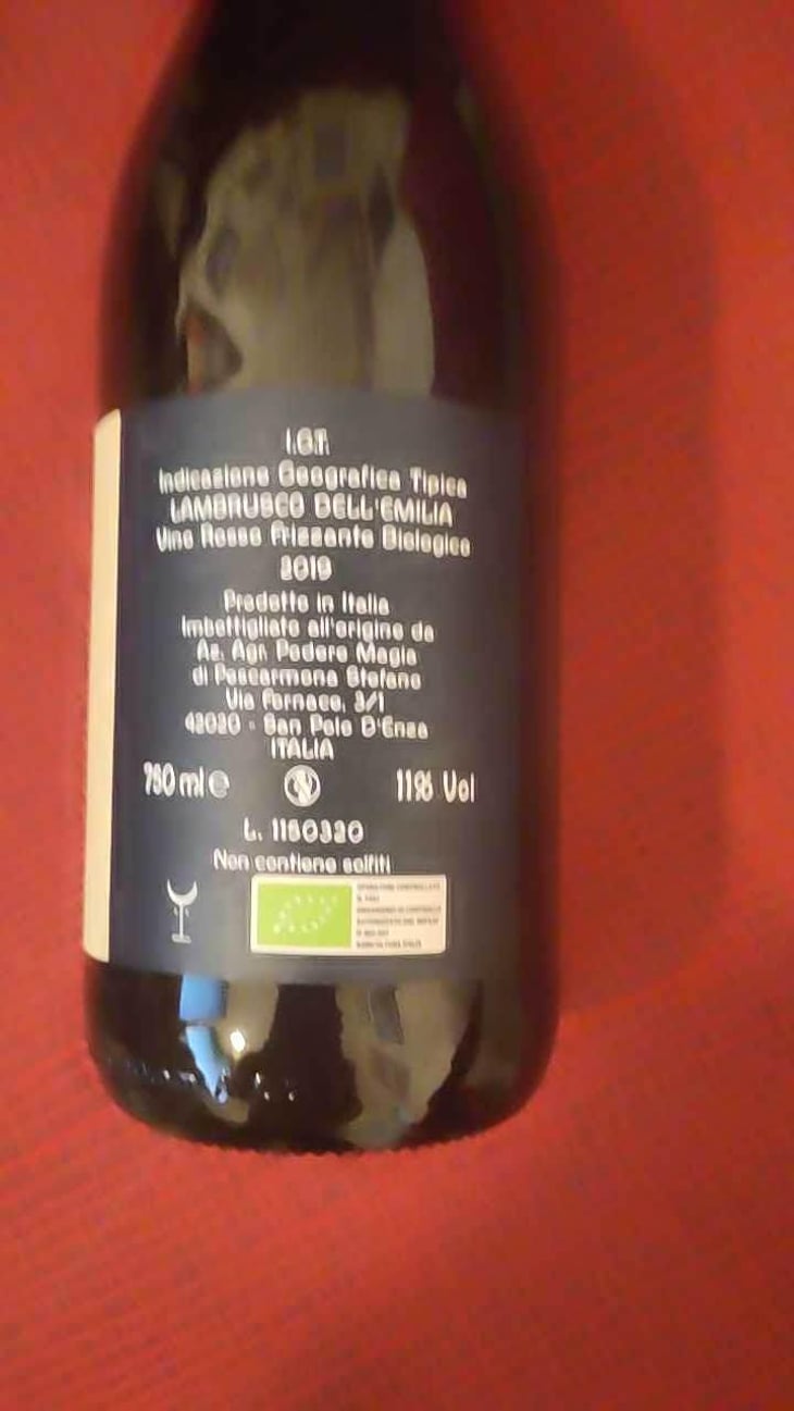 Lambrusco dell’Emilia Igt - Podere Magia - Stefano Pescarmona 