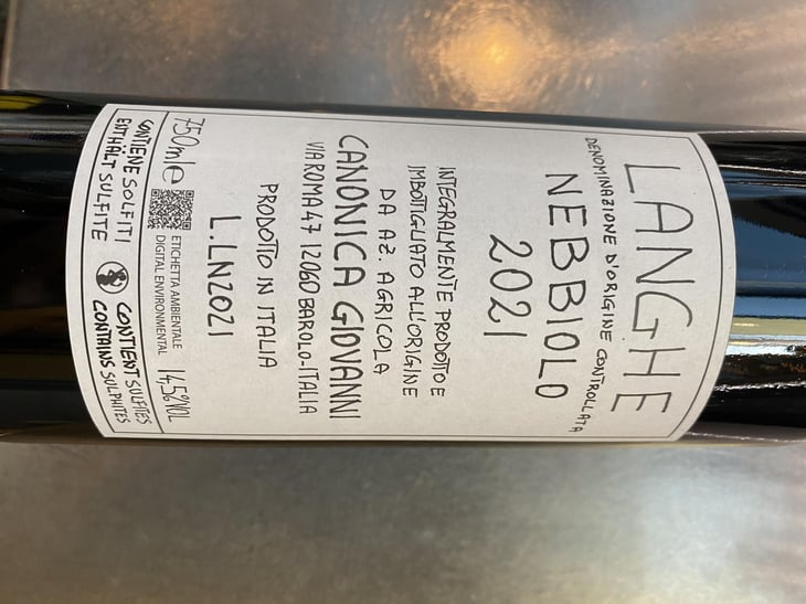 Langhe Nebbiolo - Azienda Agricola Giovanni Canonica - Giovanni Canonica 