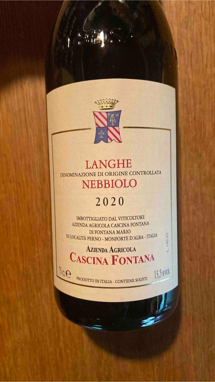 Langhe Nebbiolo - Cascina Fontana - Mario Fontana 