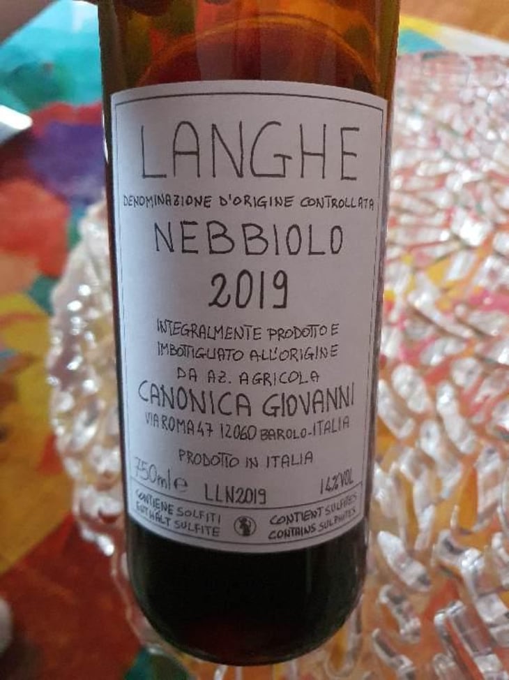 Langhe Nebbiolo - Azienda Agricola Giovanni Canonica - Giovanni Canonica 