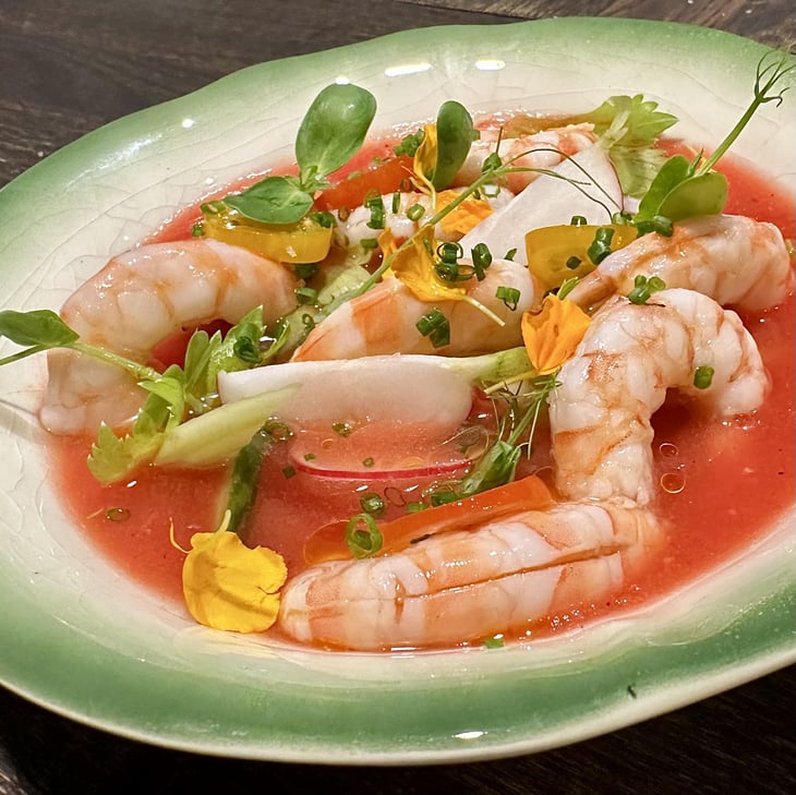 Langostinos De Vilanova À La Sauce Bloody Mary - Hibou - 789927