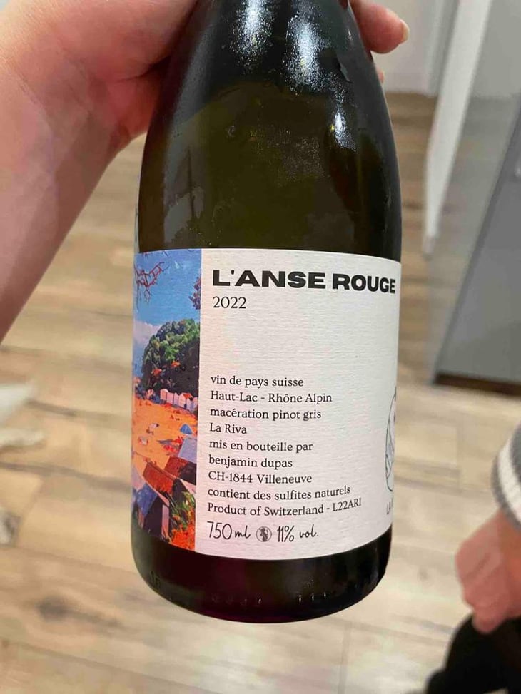 L'Anse Rouge - Domaine de La Riva - Benjamin Dupas 