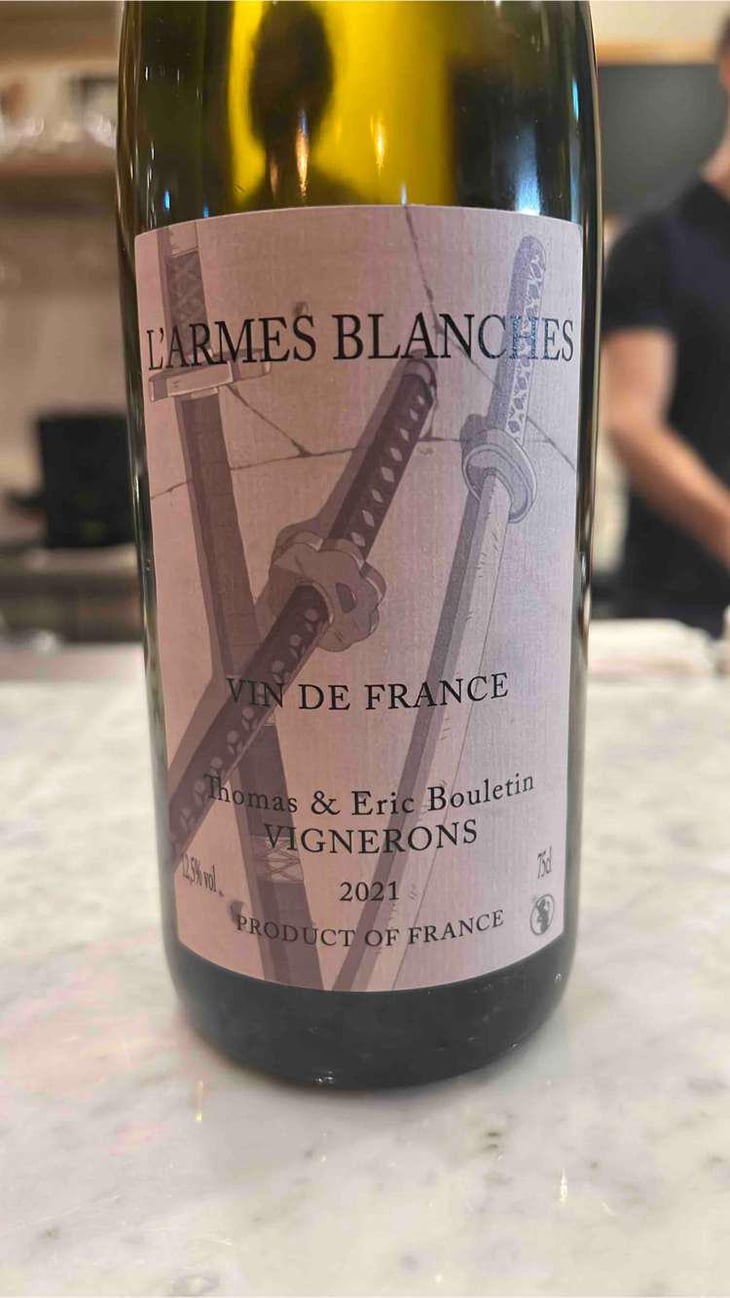 L’armes Blanches - Vignerons - Thomas & Éric Bouletin -2021