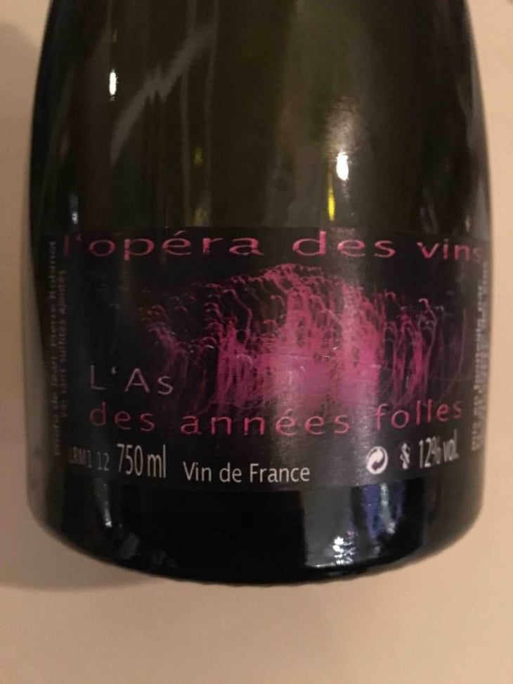L'As des Années Folles - Les Vignes de l'Angevin - Jean-Pierre Robinot 