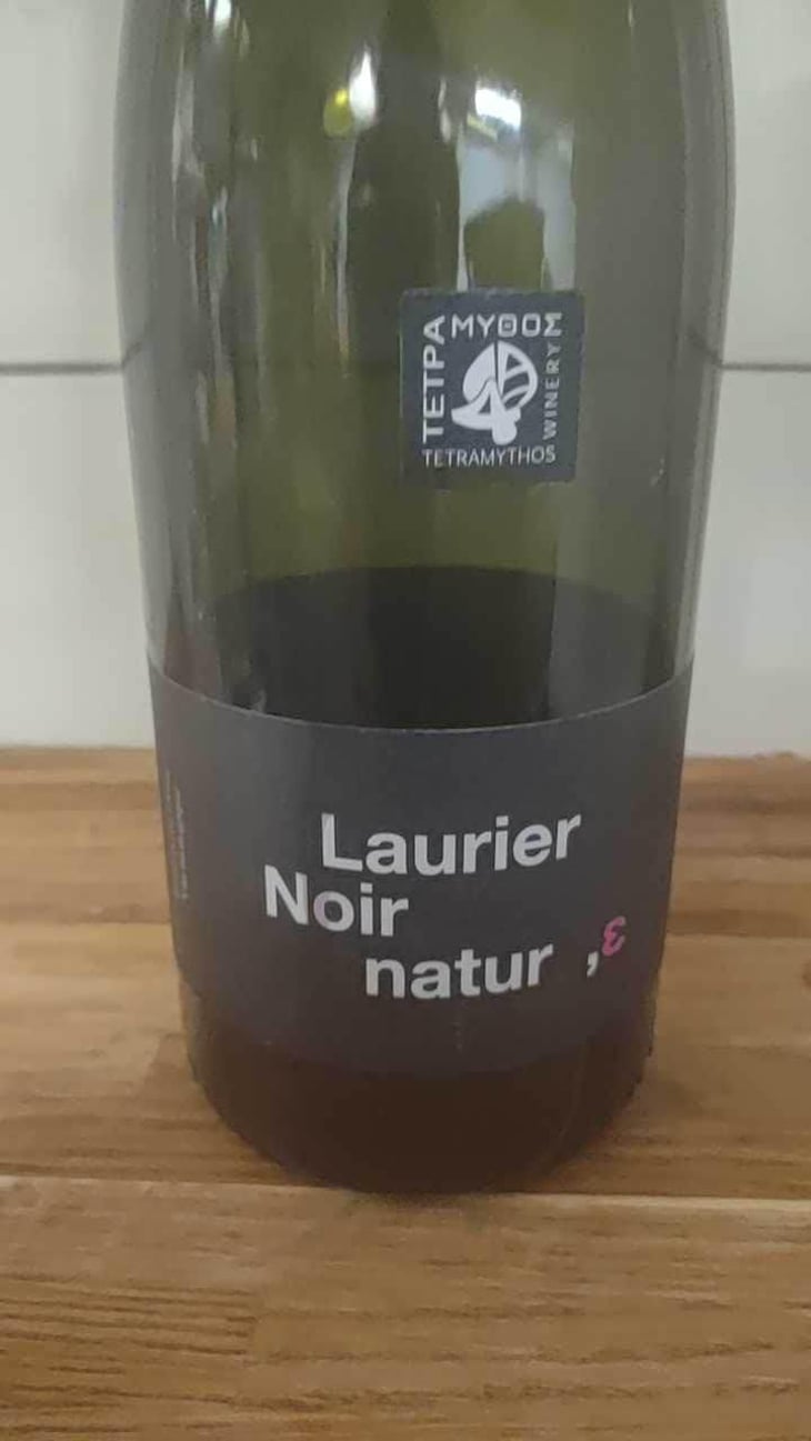 Laurier Noir Nature - Tetramythos Winery - Τετράμυθος - Panos Papayiannopoulos, Aristos Spanos, Eustatius Spanos 