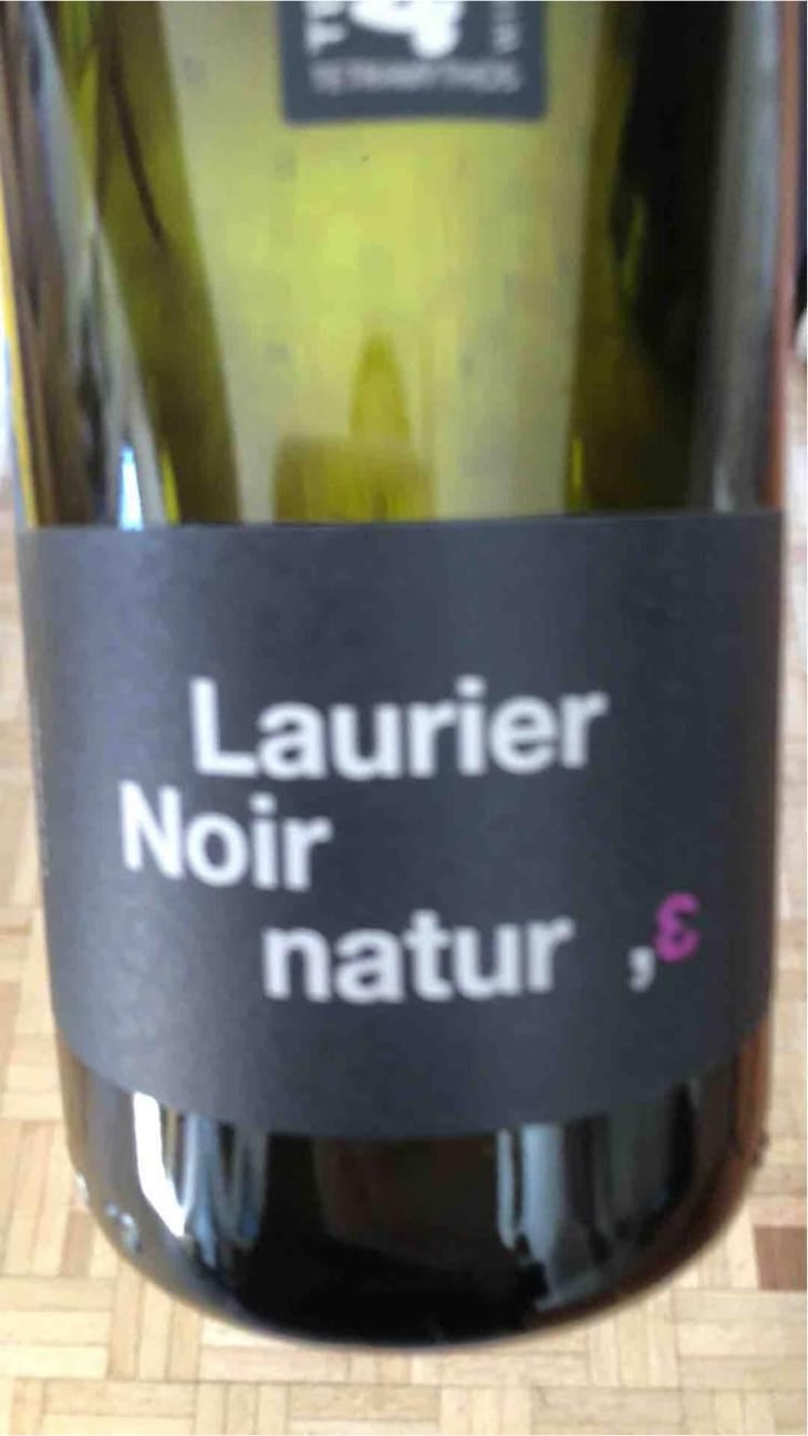 Laurier Noir Nature - Tetramythos Winery - Τετράμυθος - Panos Papayiannopoulos, Aristos Spanos, Eustatius Spanos 