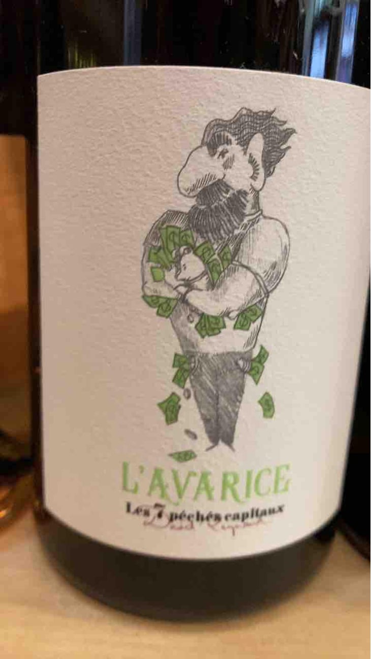 L’avarice - Domaine Les Bruyères - David & Carine Reynaud -2021