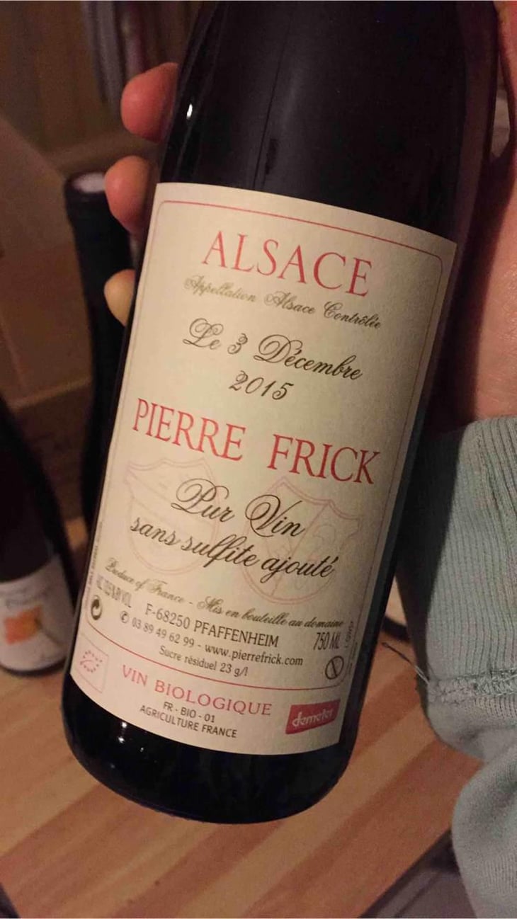 Le 3 Décembre 2015 - Domaine Pierre Frick - Jean-Pierre, Chantal et Thomas Frick 
