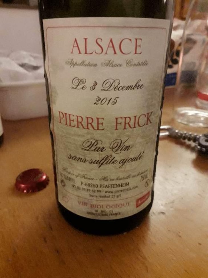 Le 3 Décembre 2015 - Domaine Pierre Frick - Jean-Pierre, Chantal et Thomas Frick 