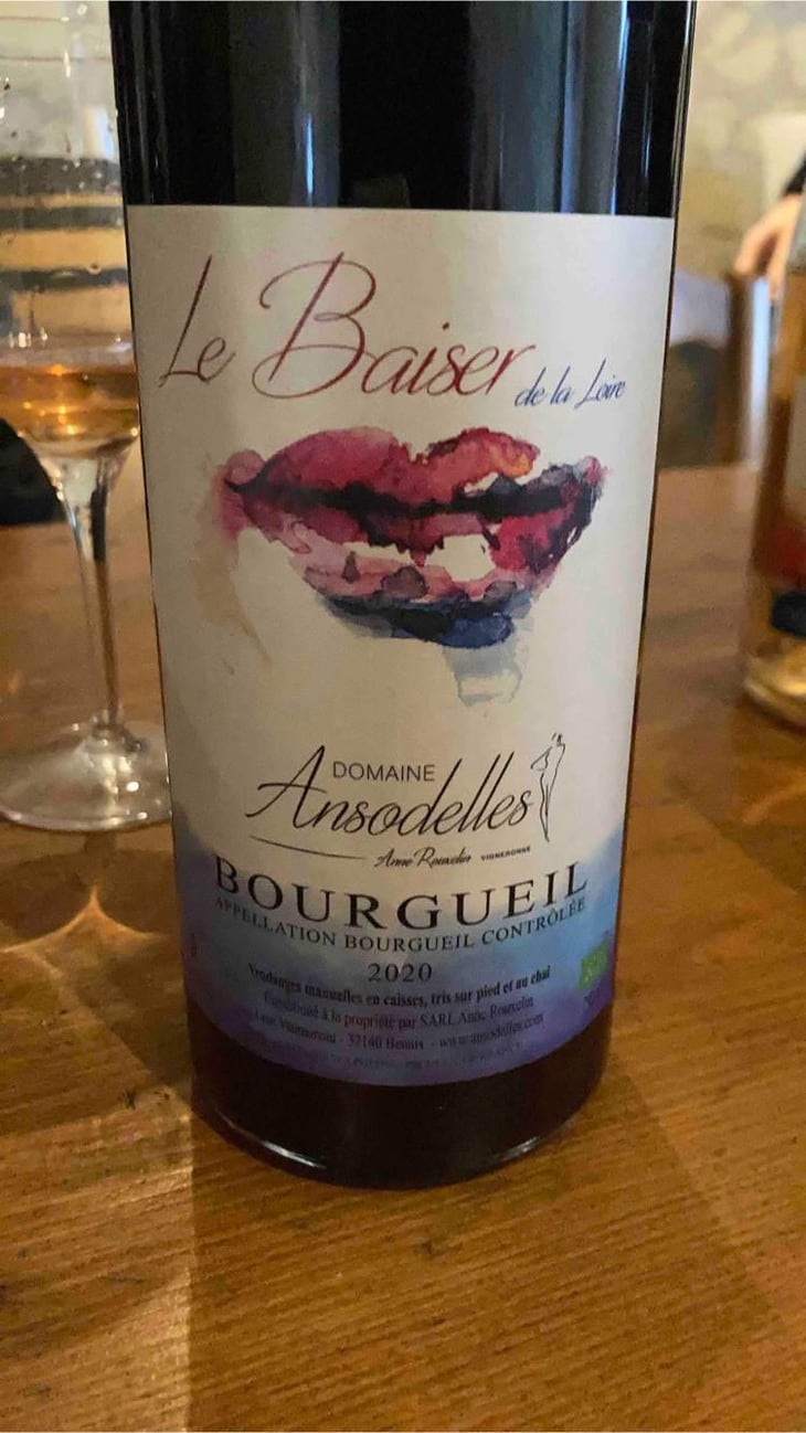Le Baiser De Loire - Domaine Ansodelles - Anne Rouxelin -2020