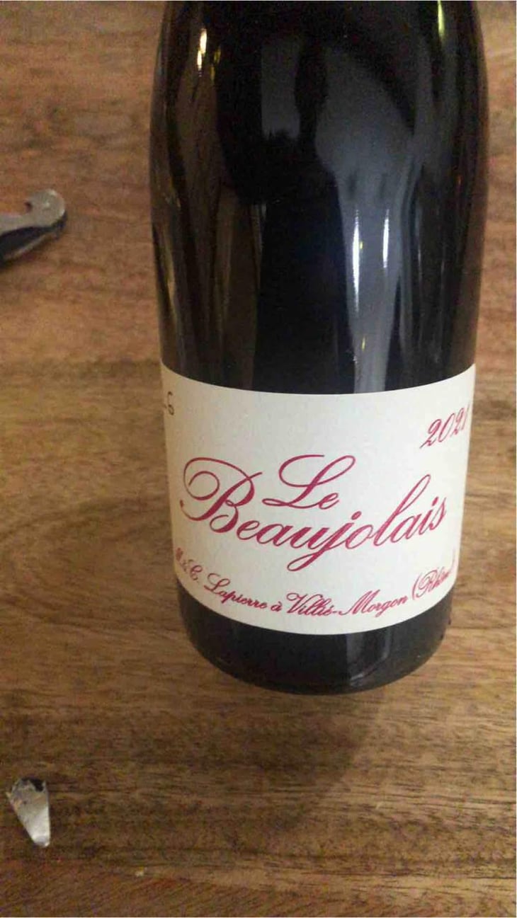 Le Beaujolais - Domaine Marcel Lapierre - Mathieu & Camille Lapierre -2021