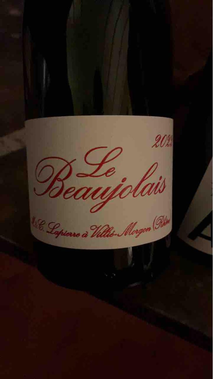 Le Beaujolais - Domaine Marcel Lapierre - Mathieu & Camille Lapierre -2021