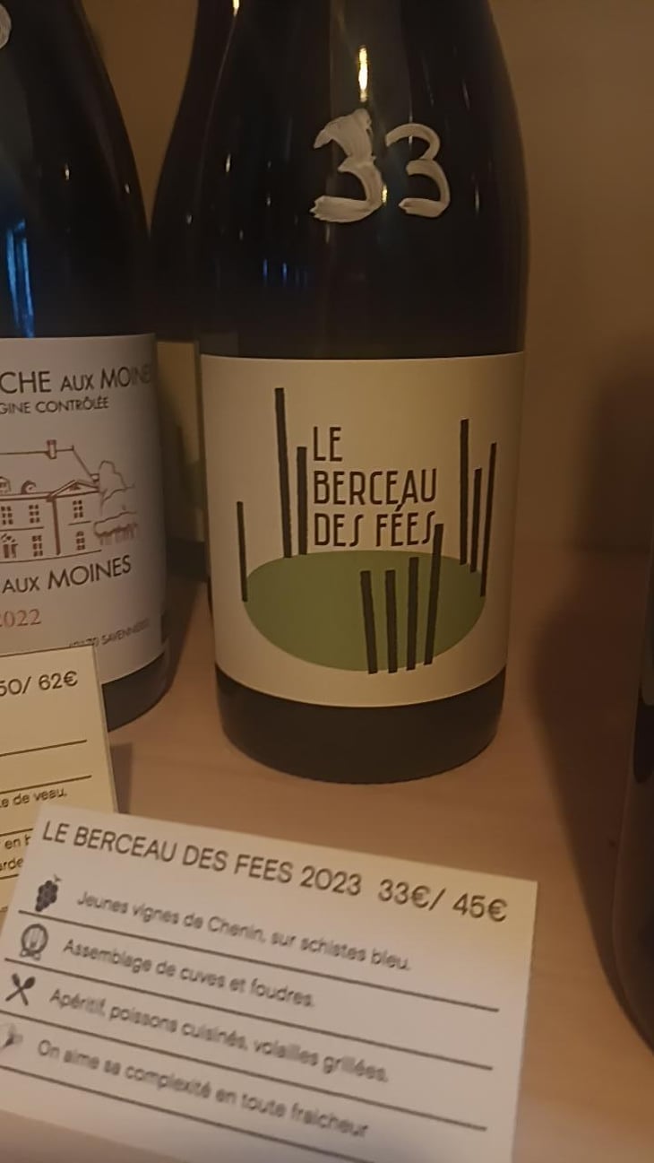 Le Berceau des Fées - Domaine aux Moines - Monique & Tessa Laroche -2020