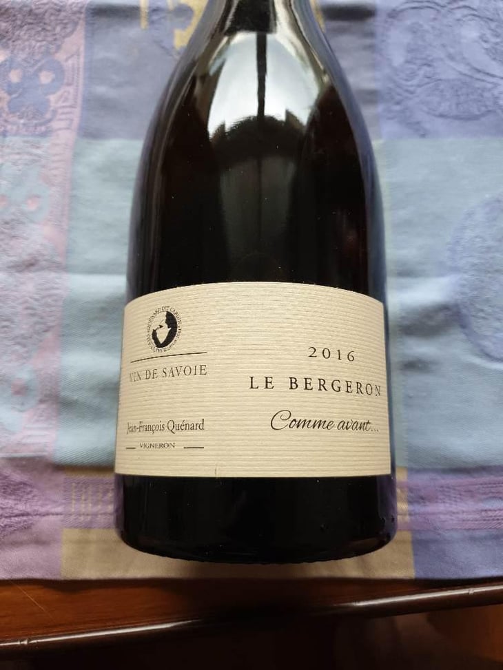 Le Bergeron - Jean-Francois Quénard - Anne-Sophie & Jean-Francois Quénard -2016