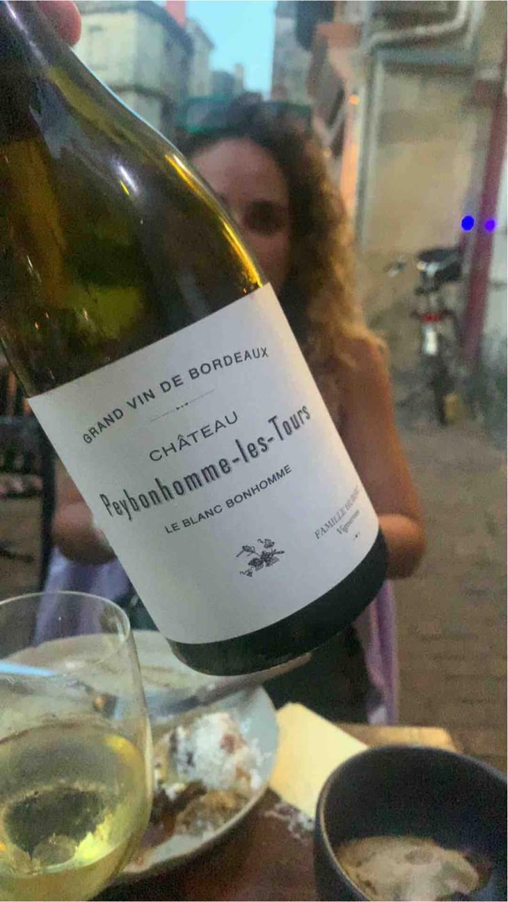 Le Blanc Bonhomme - Château Peybonhomme Les Tours - Vignobles Hubert - Famille Hubert 