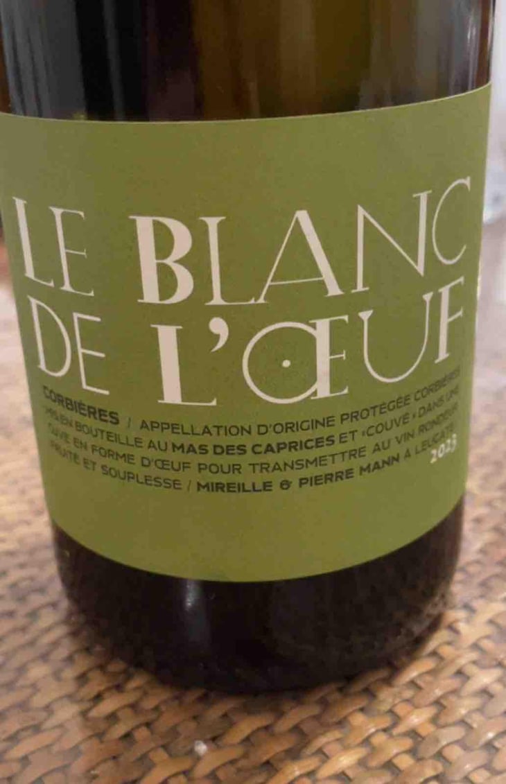 Le blanc de l'oeuf - Mas des Caprices - Mireille & Pierre Mann 