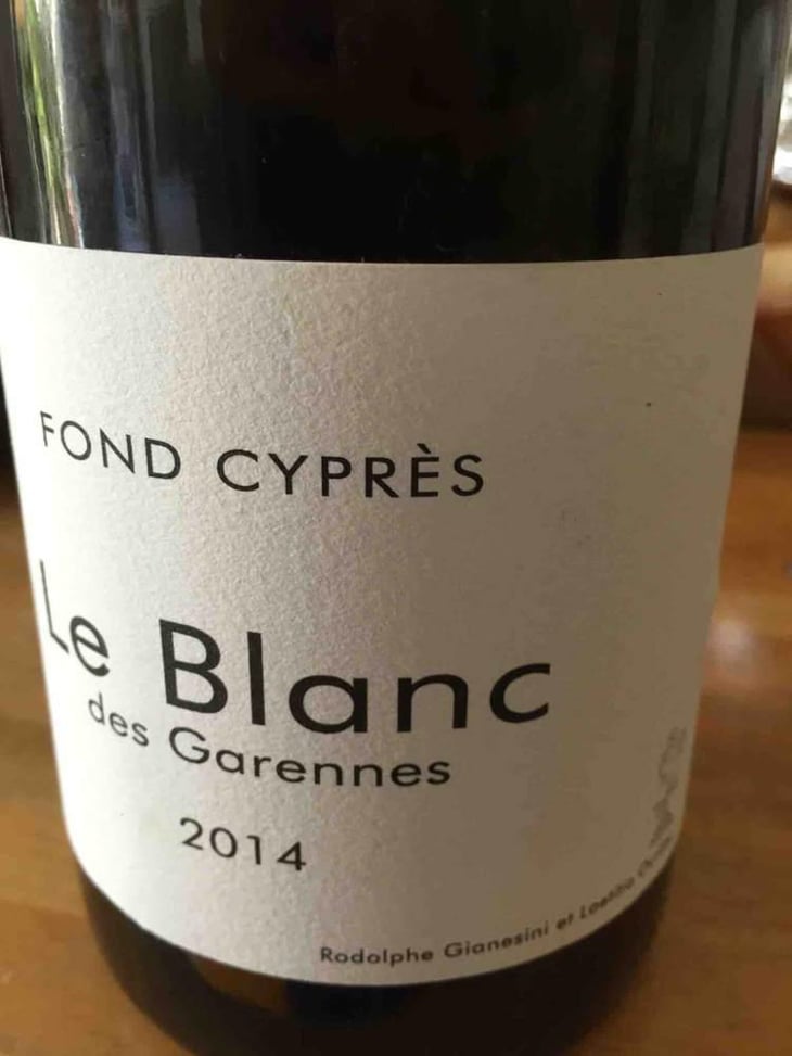 LE BLANC DES GARENNES - Fond Cyprès - Rodolphe Gianesini & Laetitia Ourliac 