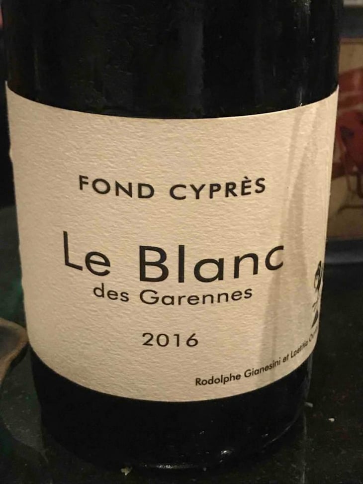LE BLANC DES GARENNES - Fond Cyprès - Rodolphe Gianesini & Laetitia Ourliac 