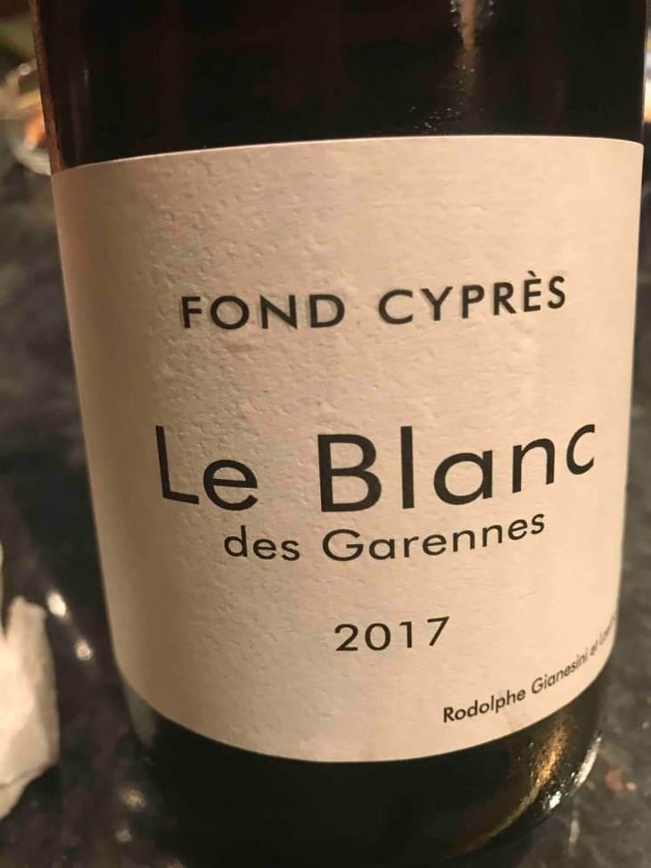 LE BLANC DES GARENNES - Fond Cyprès - Rodolphe Gianesini & Laetitia Ourliac 