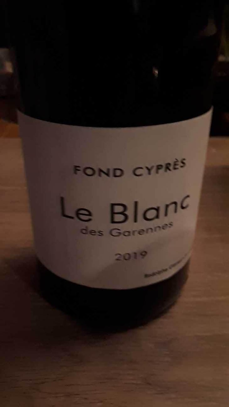 LE BLANC DES GARENNES - Fond Cyprès - Rodolphe Gianesini & Laetitia Ourliac 
