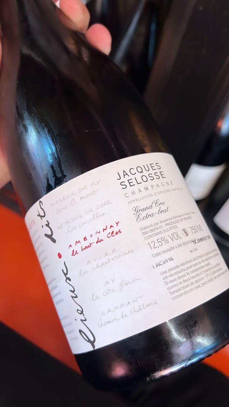 Le Bout du Clos - Champagne Jacques Selosse - Anselme Selosse 