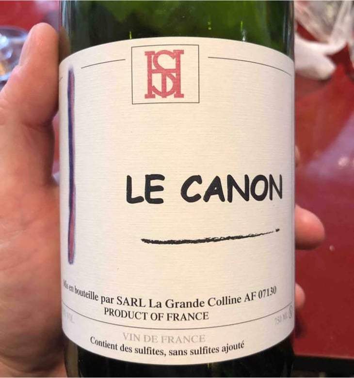 Le Canon (blanc) - Domaine de la Grande Colline - Hirotake Ooka 