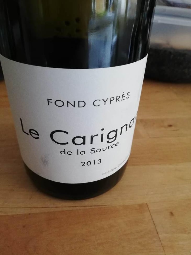 Le Carignan de la Source - Fond Cyprès - Rodolphe Gianesini & Laetitia Ourliac 