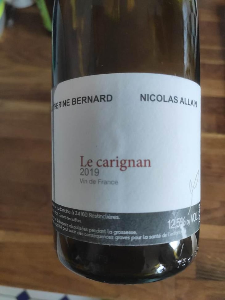 Le Carignan - Catherine Bernard - Catherine Bernard & Nicolas Allain 