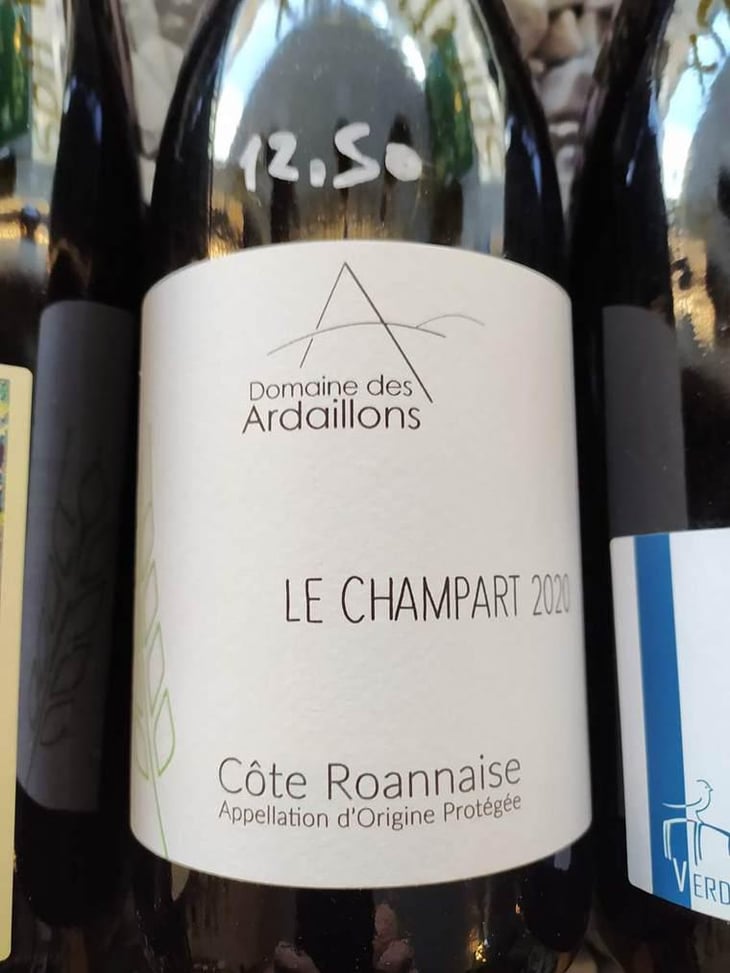 Le Champart - Domaine des Ardaillons - Yannick Pras 