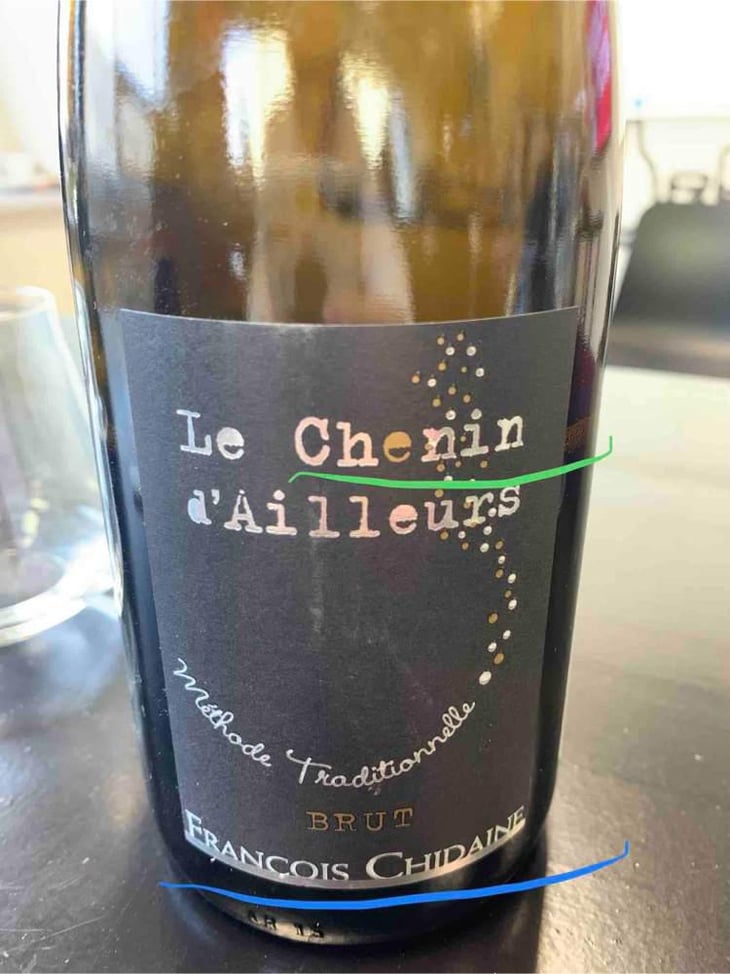 Le Chenin d'Ailleurs - Domaine Chidaine - François Chidaine 