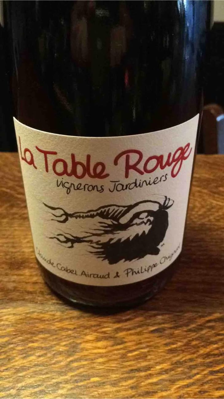 Le Chenin de La Table Rouge - La Table Rouge - Claude Cabel-Airaud & Philippe Chigard 