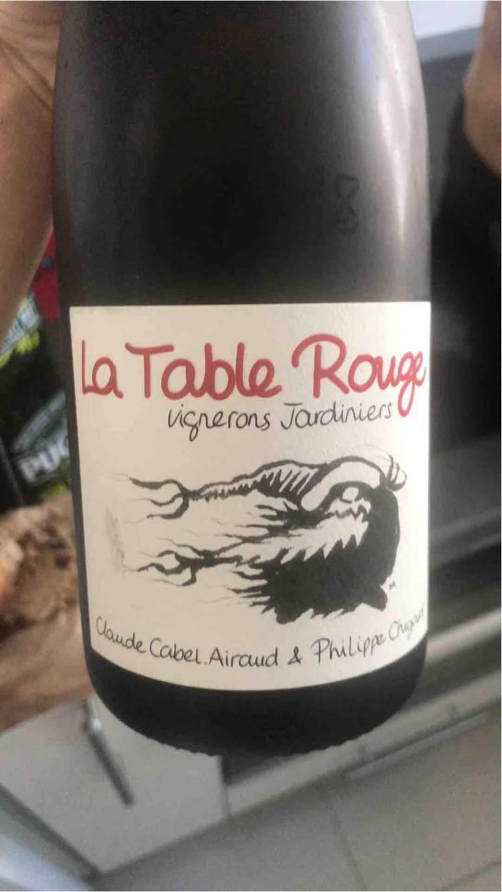 Le Chenin de La Table Rouge - La Table Rouge - Claude Cabel-Airaud & Philippe Chigard 
