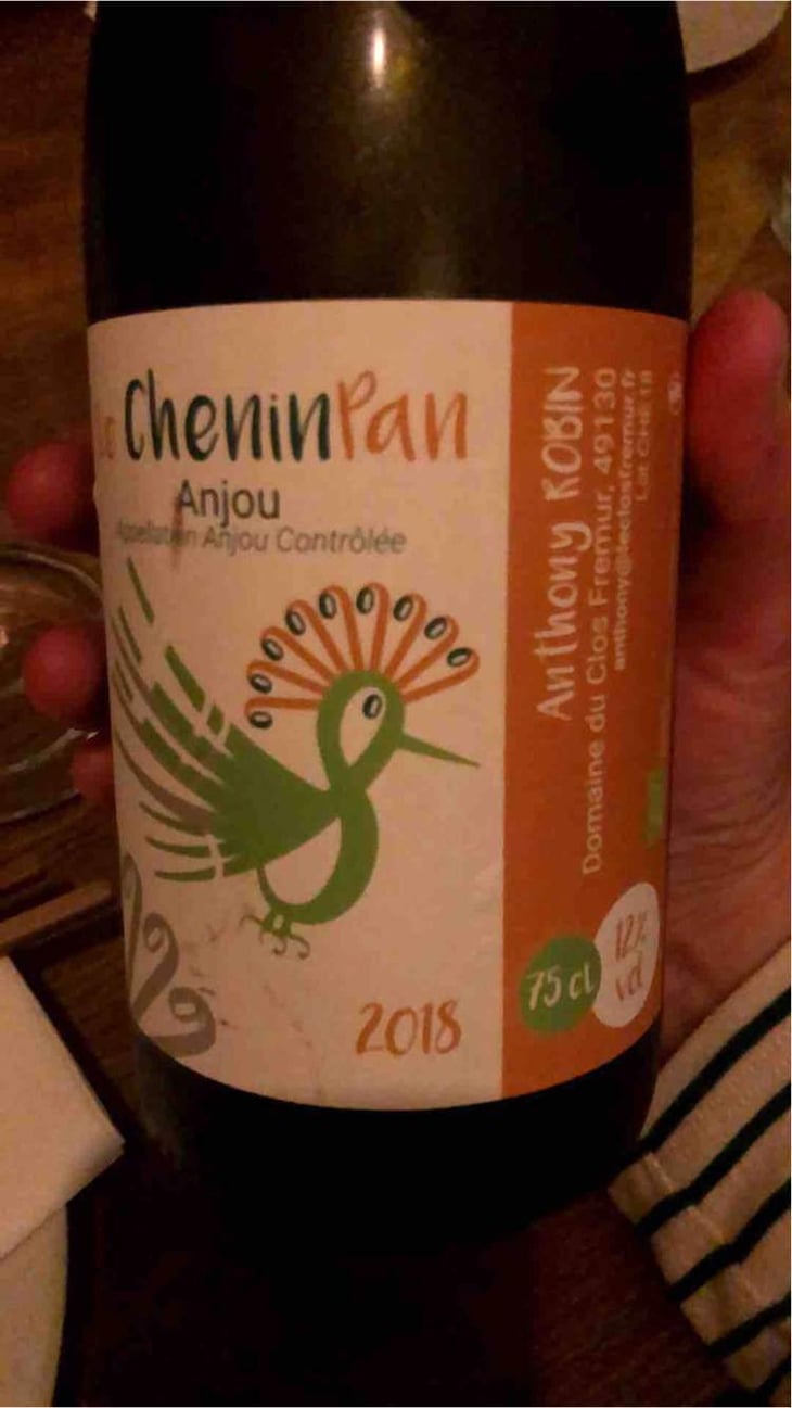 Le Chenin Pan - Domaine du Clos Fremur - Anthony Robin 