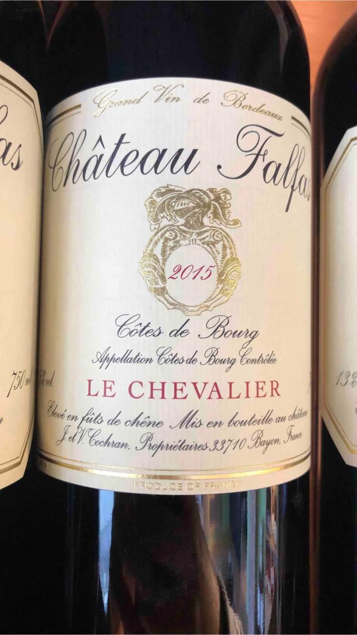 Le Chevalier - Château Falfas - Véronique Cochran -2015