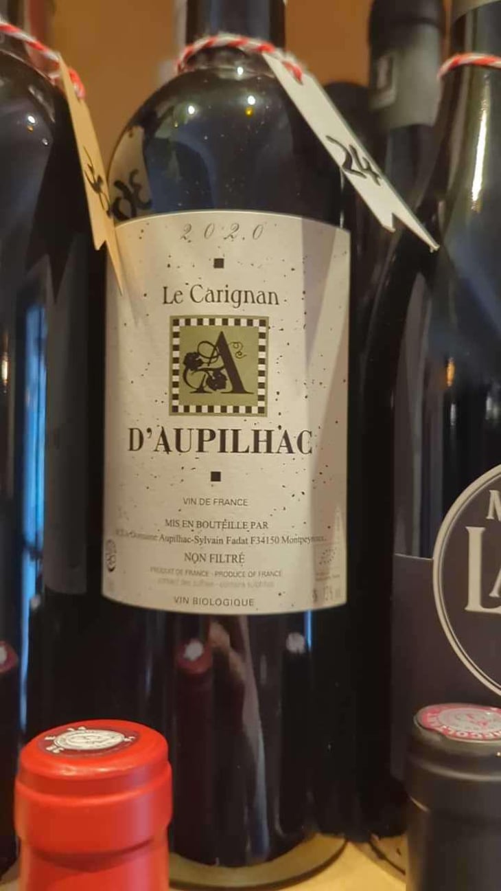 Le Cinsault - Domaine d'Aupilhac - Désirée & Sylvain Fadat -2019
