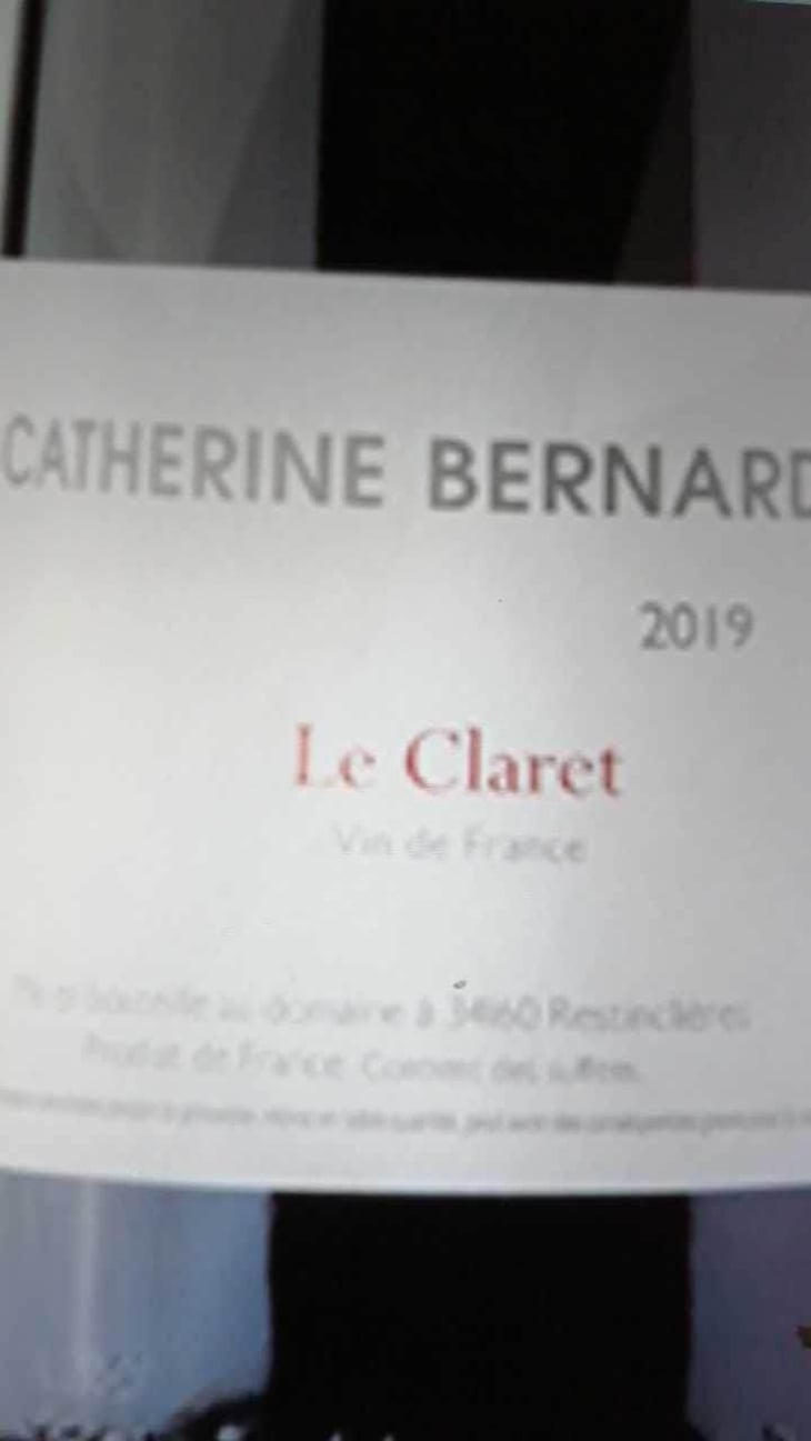 Le Claret - Catherine Bernard - Catherine Bernard & Nicolas Allain 