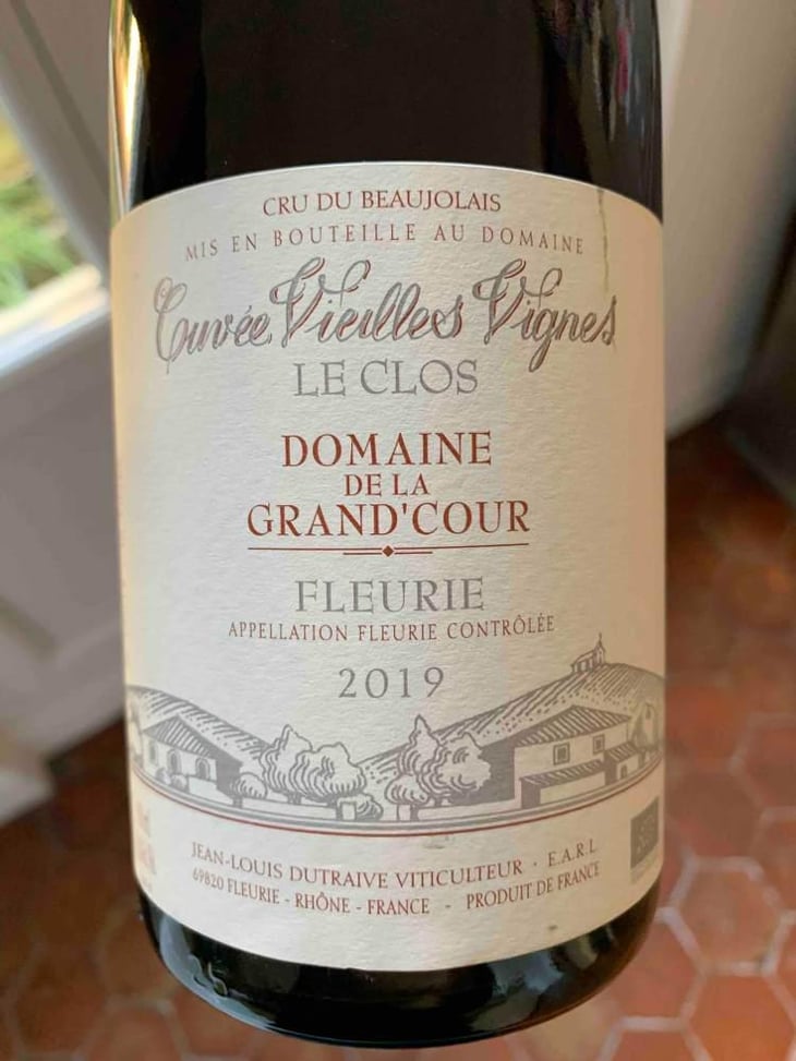 Le Clos Cuvée Vieilles Vignes - Domaine de la Grand'Cour - Jean-Louis Dutraive 