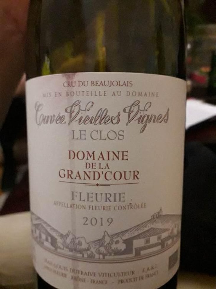 Le Clos Cuvée Vieilles Vignes - Domaine de la Grand'Cour - Jean-Louis Dutraive 