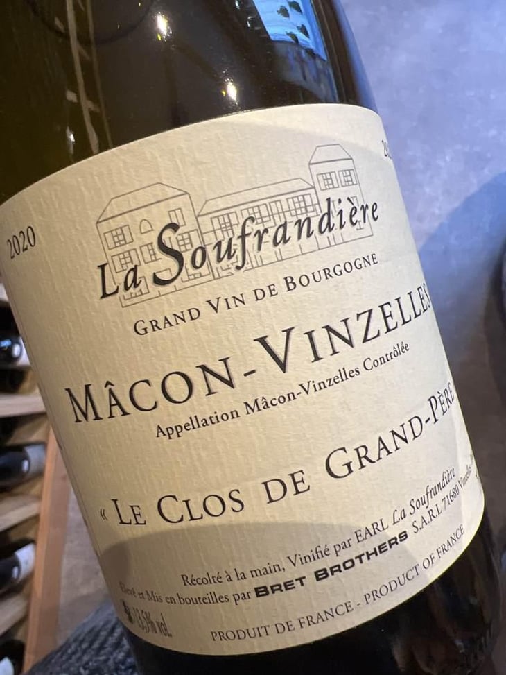 Le clos de Grand-Père - La Soufrandière - Bret Brothers - Jean-Guillaume & Jean-Philippe Bret 