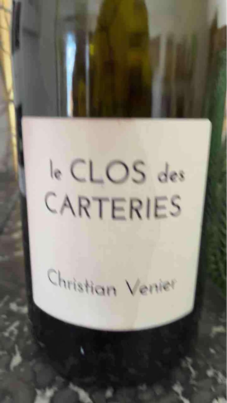 Le Clos des Carteries Rouge - Christian Venier - Christian Venier 