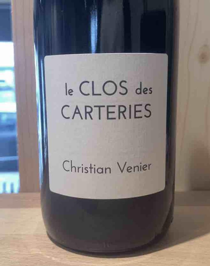 Le Clos des Carteries Rouge - Christian Venier - Christian Venier 