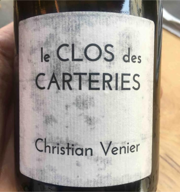 Le Clos des Carteries Rouge - Christian Venier - Christian Venier 
