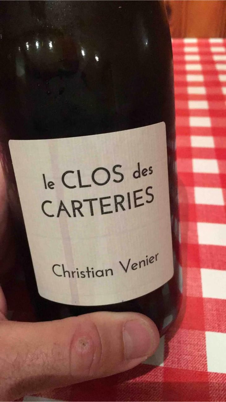Le Clos des Carteries Rouge - Christian Venier - Christian Venier 